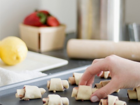 I mini croissant al cioccolato più facili di sempre