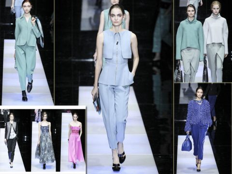 Armani: tutte le sfumature del cielo