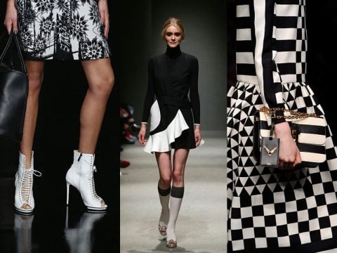 Moda in bianco e nero: punta sulle fantasie