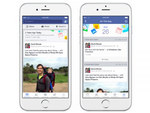 Facebook lancia Accadde oggi: status e foto di un anno fa