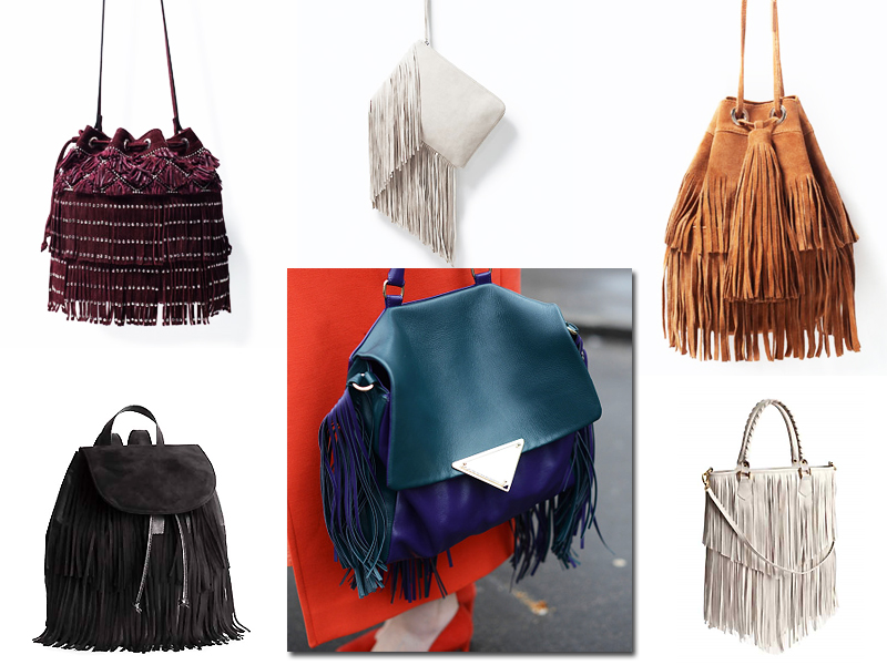 Zaini e borse con le frange - Donna Moderna