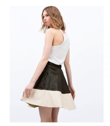 Simlu Gonna Midi Da Donna, Gonna Svasata, Elasticizzata, Per Taglie Forti E Regolari. Linea Casual A, Abbigliamento Quotidiano Di Base, Ufficio Formale, Blu Navy, S - Foto 10