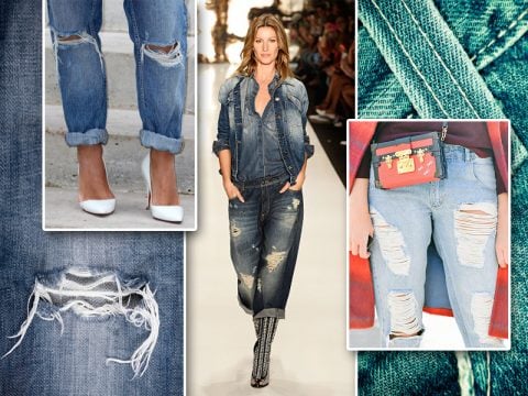 Jeans strappati