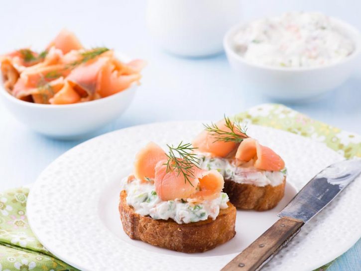Salmone alla tartara