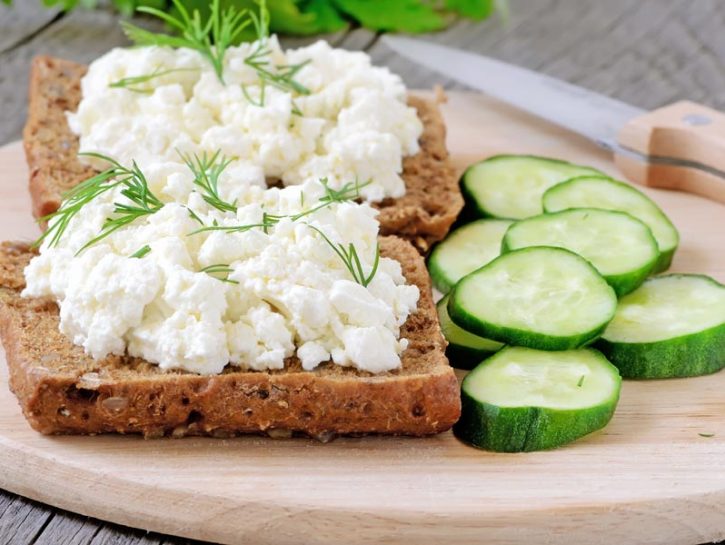 Formaggio magro al cetriolo