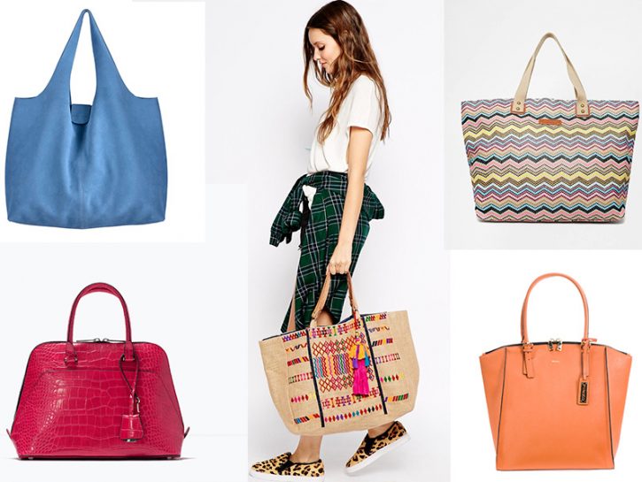 Maxi bag colorate