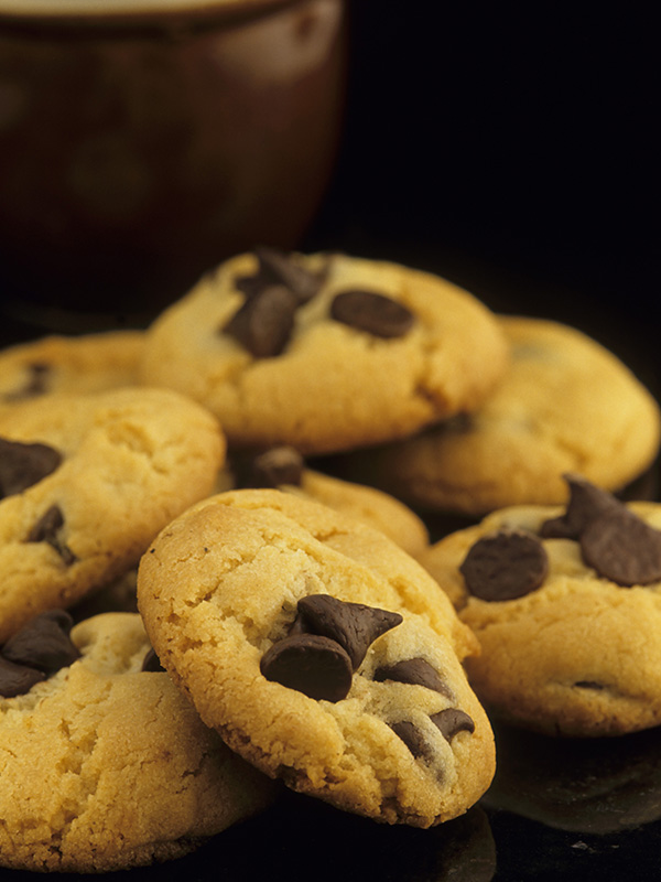 Ricetta Biscotti con gocce di cioccolato col Bimby Donna Moderna