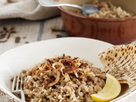 Ricetta della mujaddara