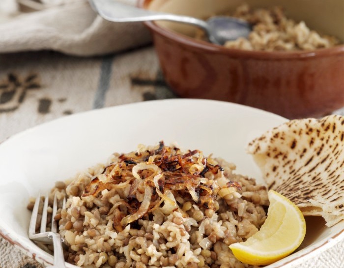 Ricetta della mujaddara