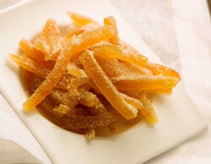 Scorze di limone candito