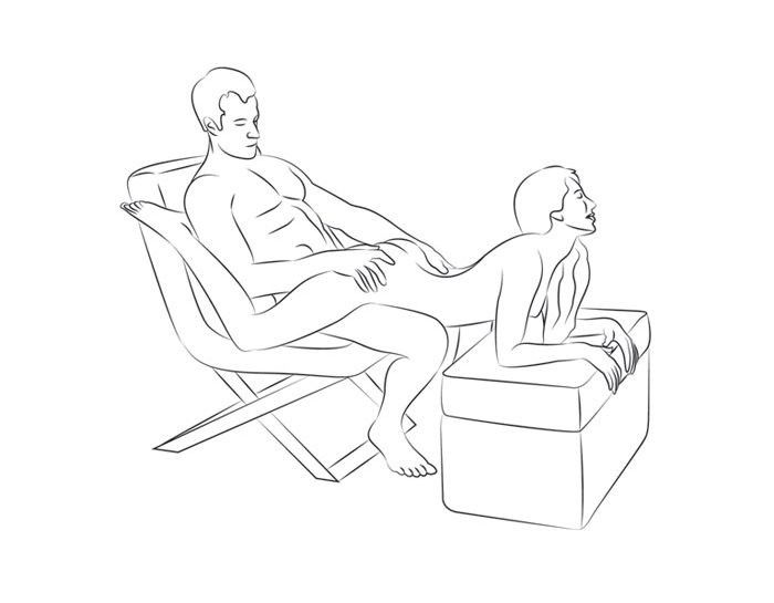 Posizioni kamasutra: spettacolo sul retro