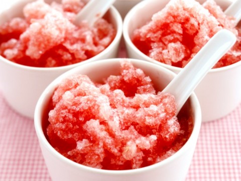 Granita al vino rosso