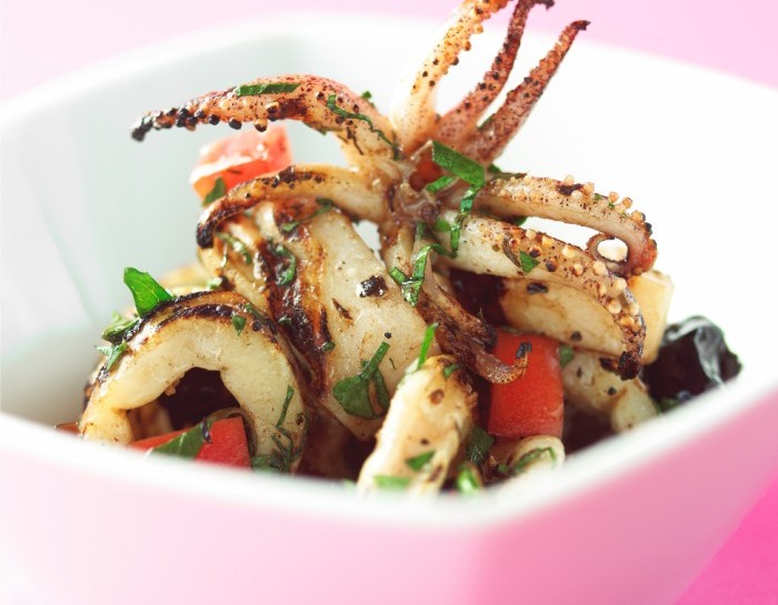 Insalata di calamari e carciofi