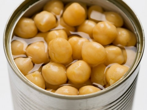 Pasta con gamberetti e ceci