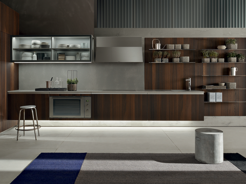 Soluzioni sospese per cucine moderne