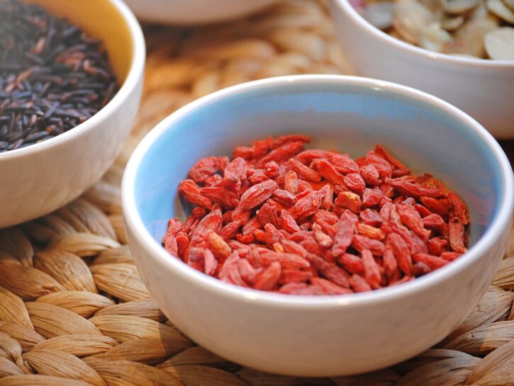 La marmellata di bacche di goji