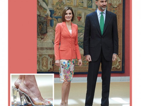 Letizia e le sue scarpette di "cristallo"
