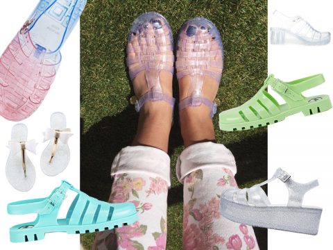 Jelly shoes: la mania dei sandali di gomma