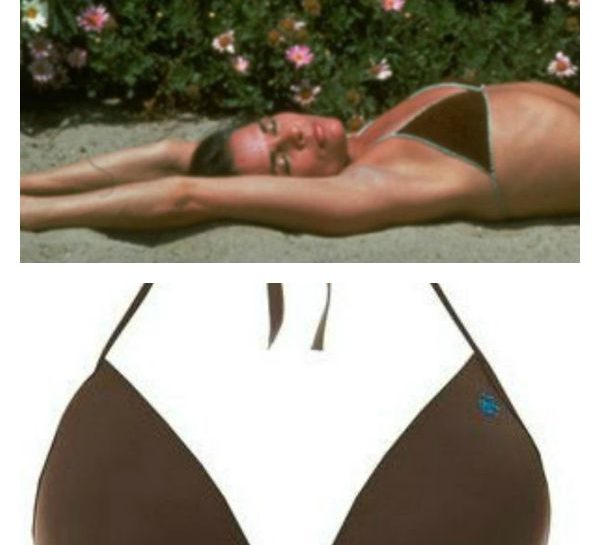 Ali MacGraw costume marrone