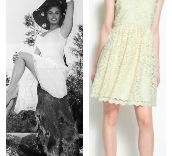 Sophia Loren abito bianco