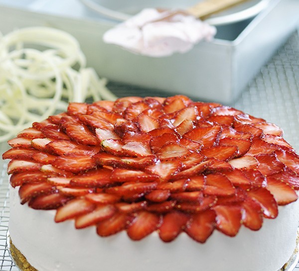 La torta fresca di yogurt