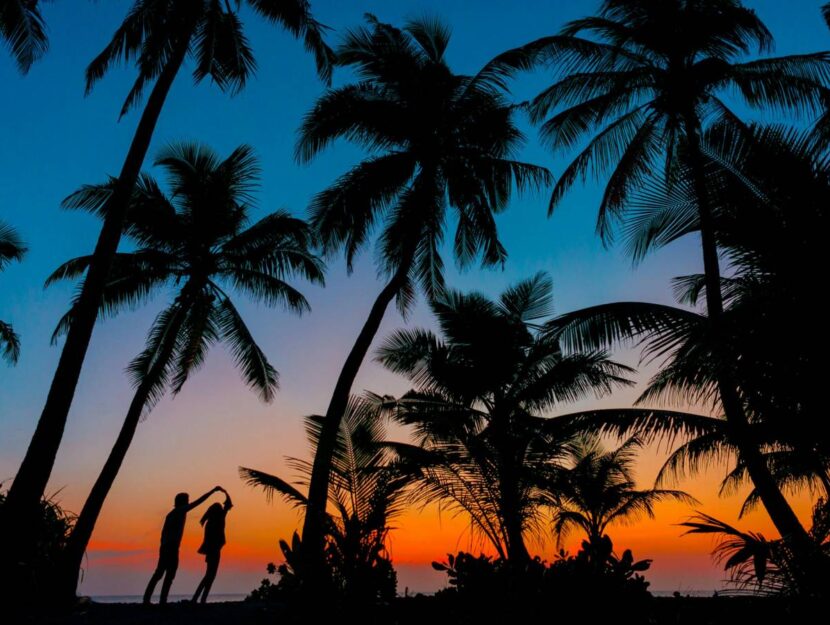 serata romantica in spiaggia