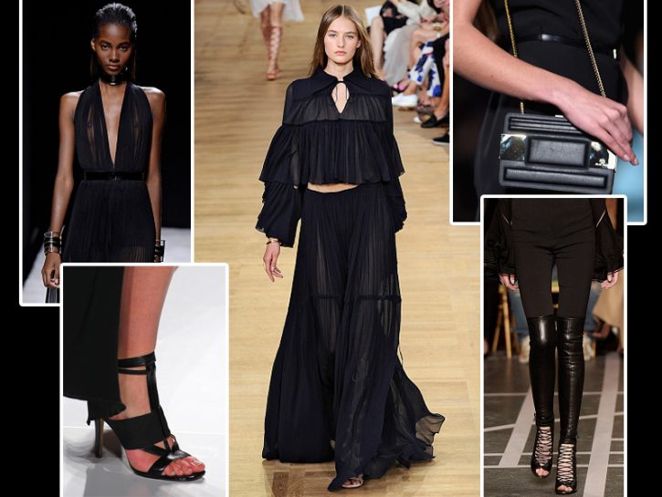 Eleganza in nero per valorizzare l'abbronzatura