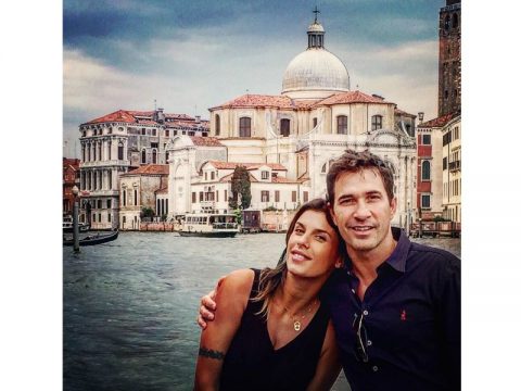 Elisabetta Canalis al nono mese