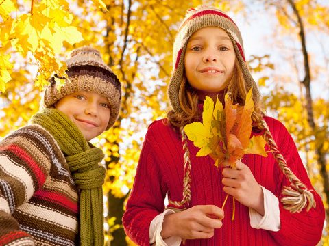 Idee per giocare all'aperto anche in autunno