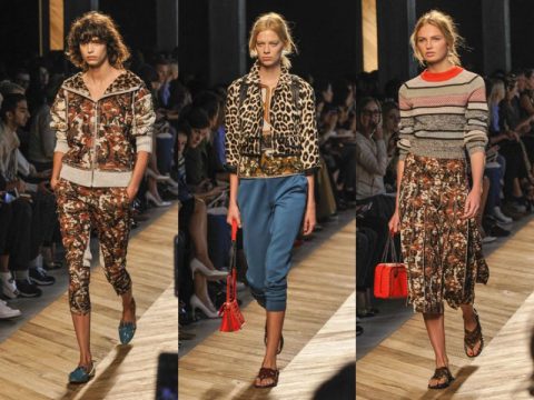 Camouflage e animalier: stile grintoso per la donna di Bottega Veneta