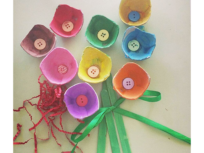 Fiori fai da te per i nonni
