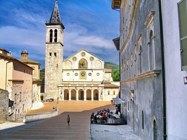 Spoleto panorama italia