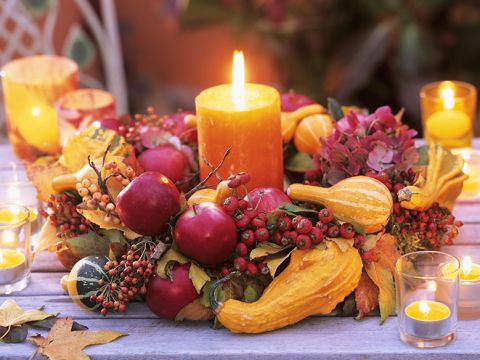 Decorazioni di Halloween: le zucche in tavola
