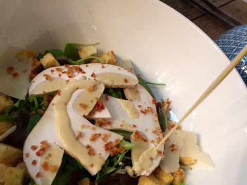 Caesar salad di porcini