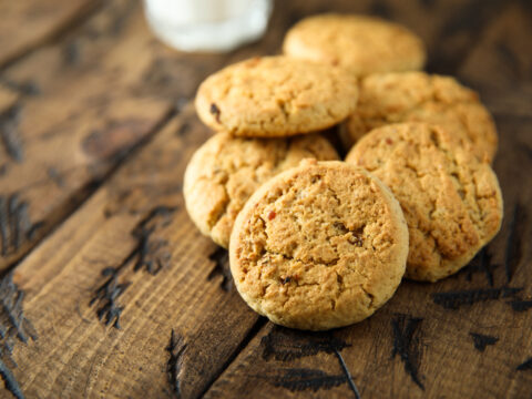 I biscotti con la farina di castagne