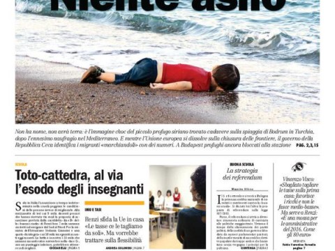 E se pubblicare la foto del bambino morto in mare fosse giusto?
