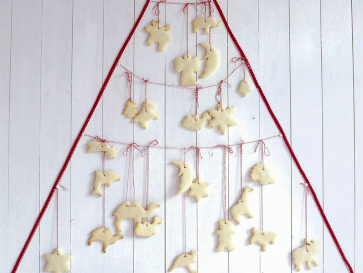 Albero di Natale a biscotti