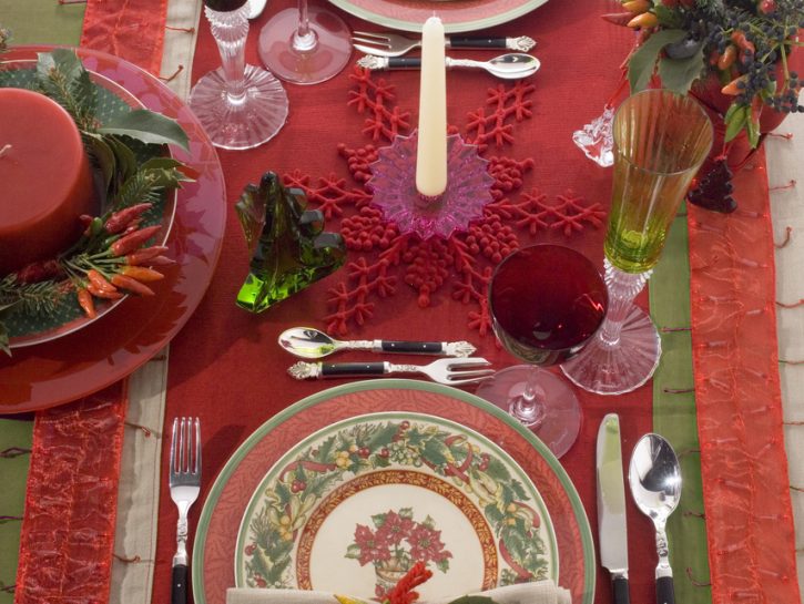 Tavola di Natale: come apparecchiare con eleganza