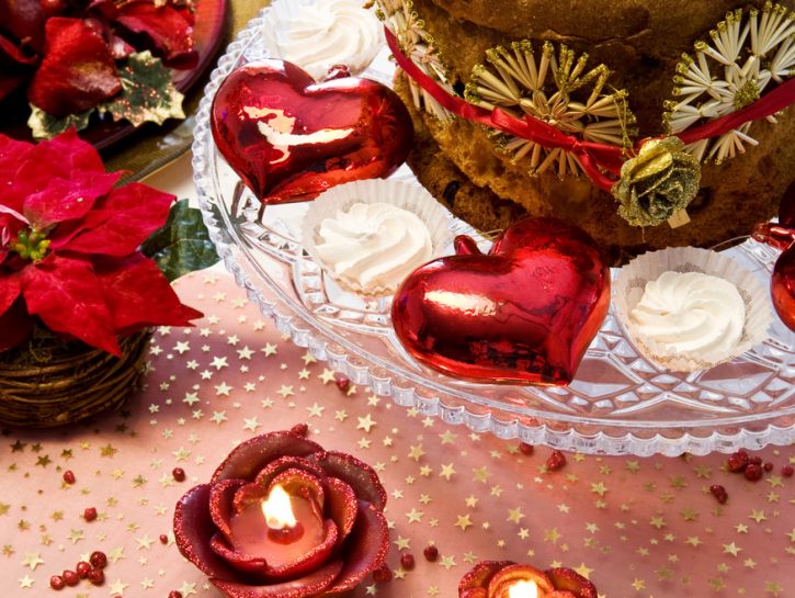 Candele di Natale: fai da te decorazioni con il cuore