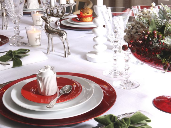 Decorazioni natalizie per la tavola: addobbi fai da te