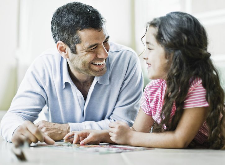 Puzzle capolavoro con papà