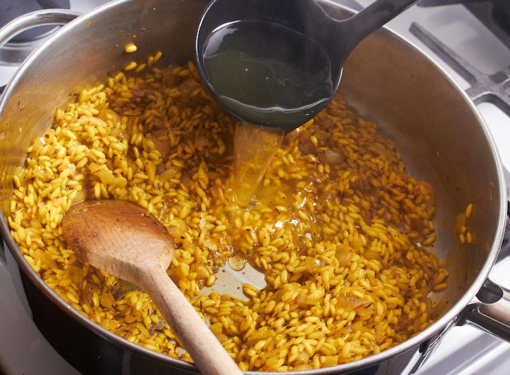 Risotto alle verdure e zafferano