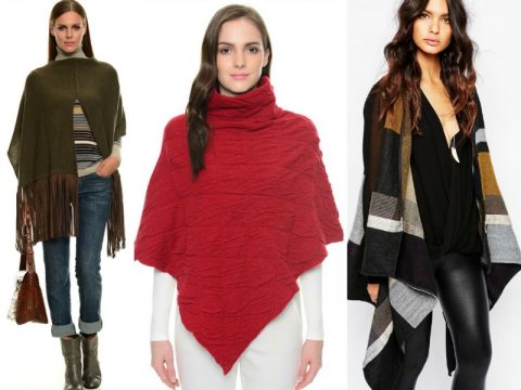 Poncho e mantelle per l'autunno 2015