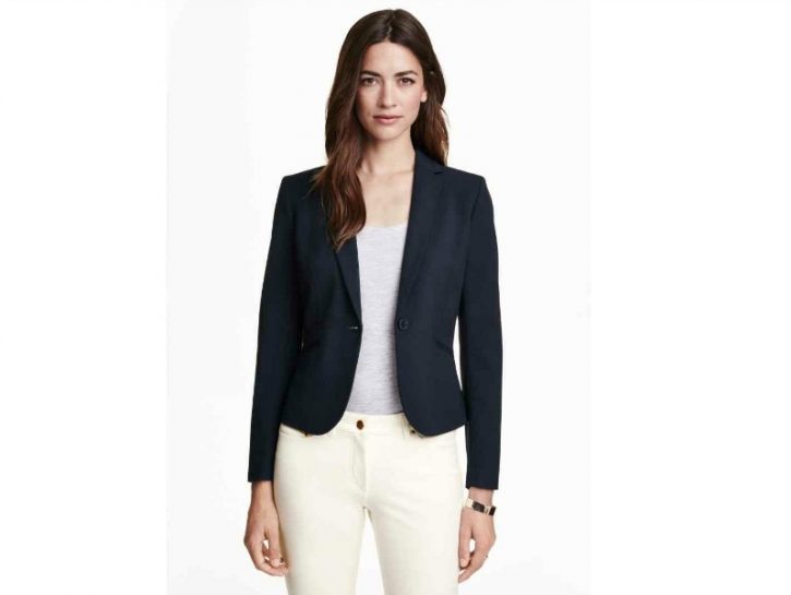 Blazer Donna Elegante Per Ufficio - Giaccha Casual In Tessuto Morbido, Con Fodera, Bottoni E Spalle Imbottite - Foto 7