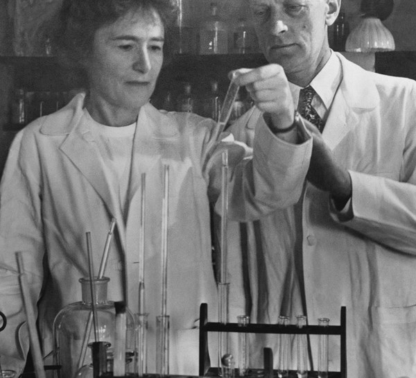 Gerty Cori e il marito Carl Cori, Nobel per la medicina 1947