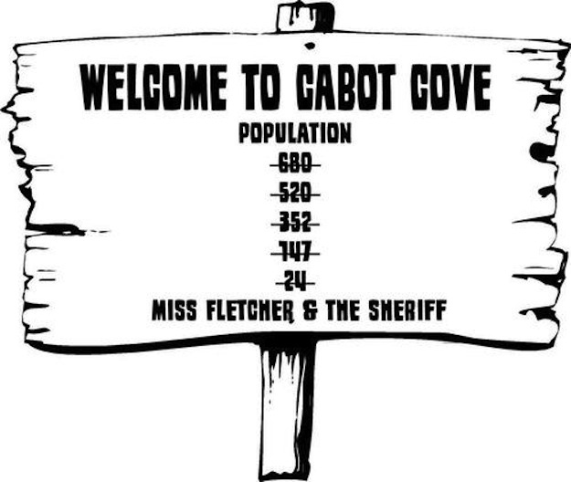 cabot cove_ resta solo Signora in Giallo
