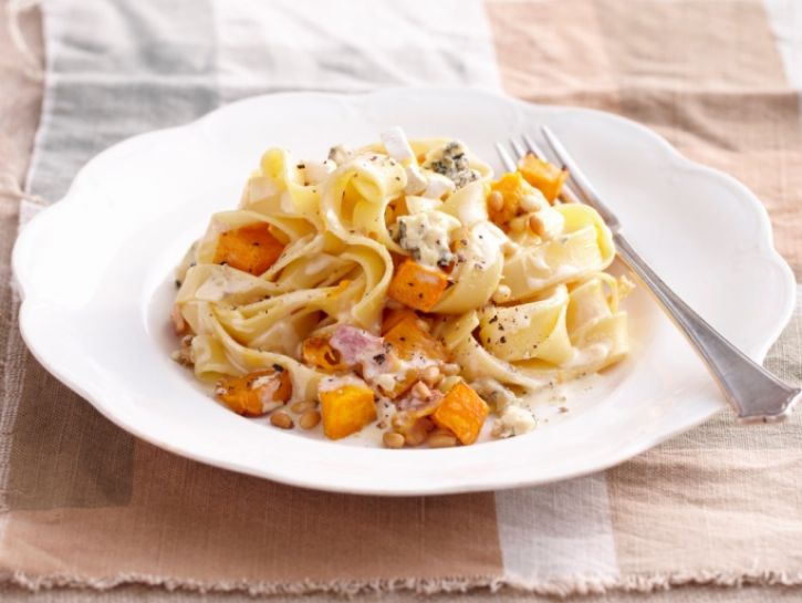 Pasta zucca e scamorza