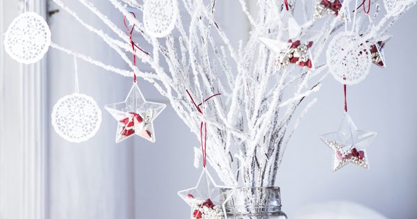 Addobbi Natalizi Bianchi.Bianco Natale Decorazioni Total White Donna Moderna