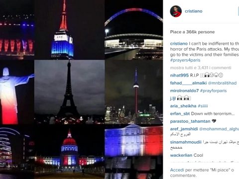 Attentati a Parigi: lo sport sta con la Francia