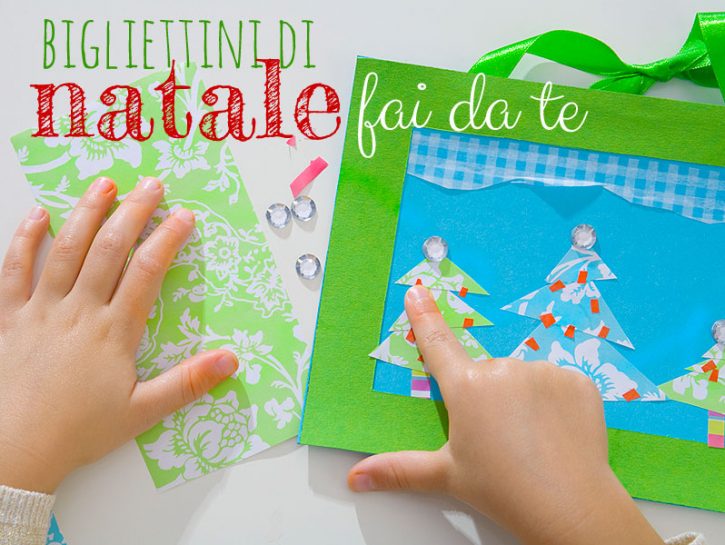 Biglietti Natale Fai Da Te.Natale Biglietti D Auguri Fai Da Te Con I Bambini Donna Moderna